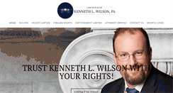 Desktop Screenshot of kenwilsonlaw.com