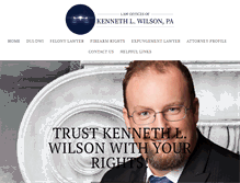 Tablet Screenshot of kenwilsonlaw.com